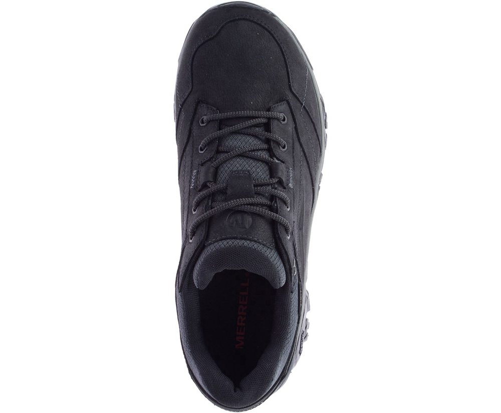 Merrell Sneakers Black - Moab Adventure Lace Waterproof Wide Width - Mens 01JAGNDUL